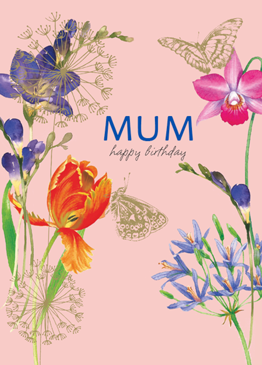 Personalised Floral Birthday Design For Mum Card – Hallmark