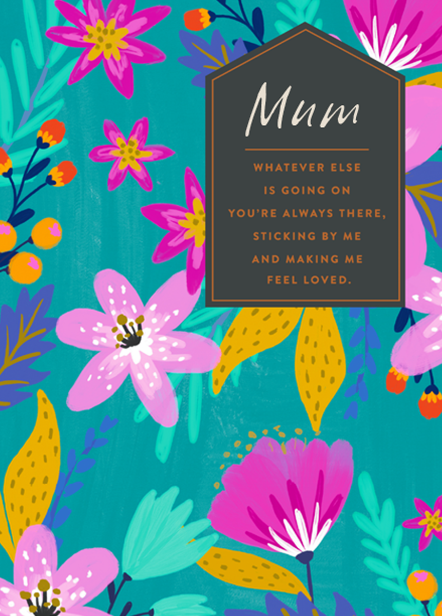Personalised Traditional Flowers Card For Mum – Hallmark