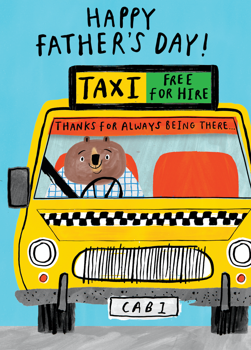 Twizler Lustige Vatertagskarte – „Dad, Du Bist Der Größte... Und Billiger Als Uber“ – 15,5x15,5 Cm