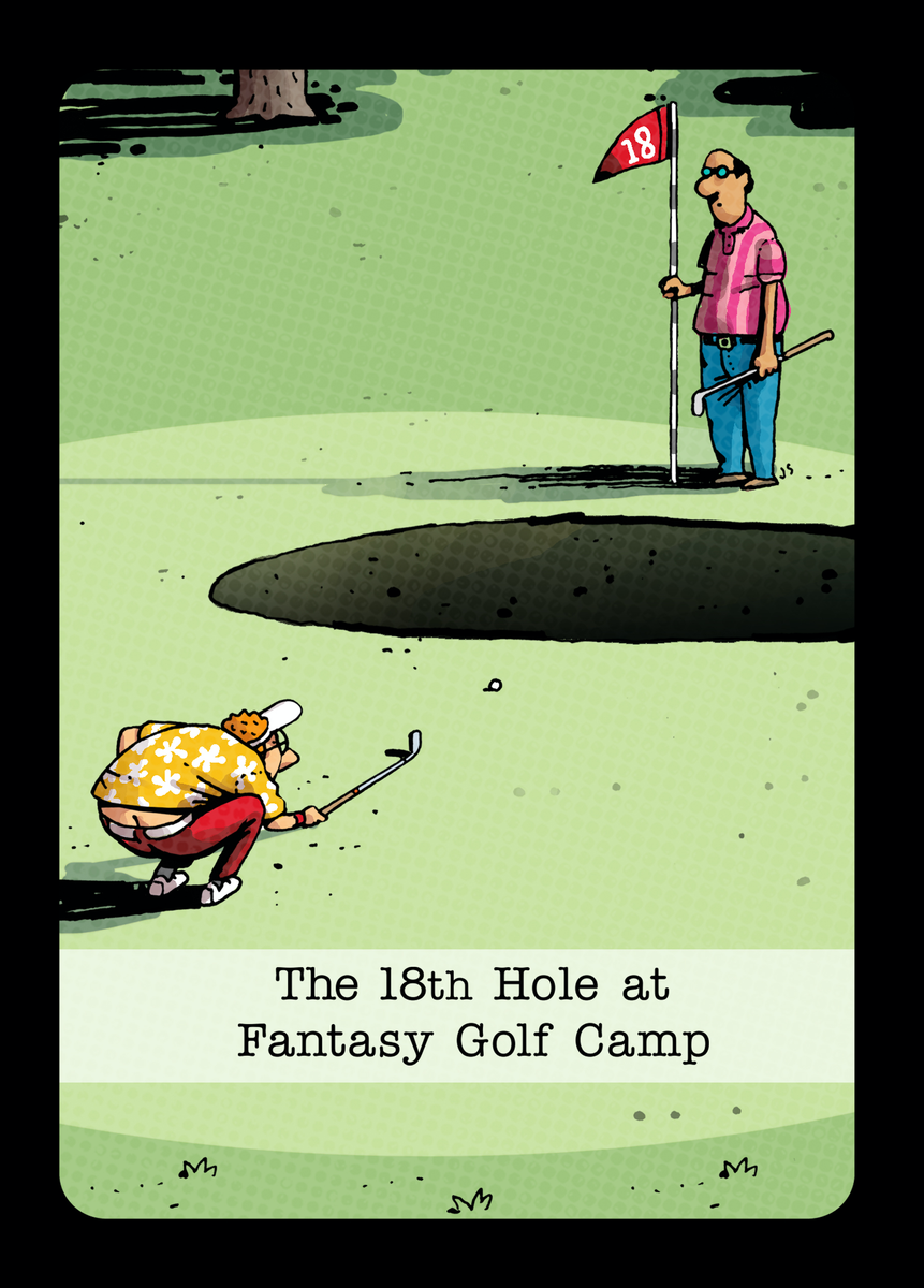 Personalised Funny Fantasy Golf Camp Birthday Card – Hallmark