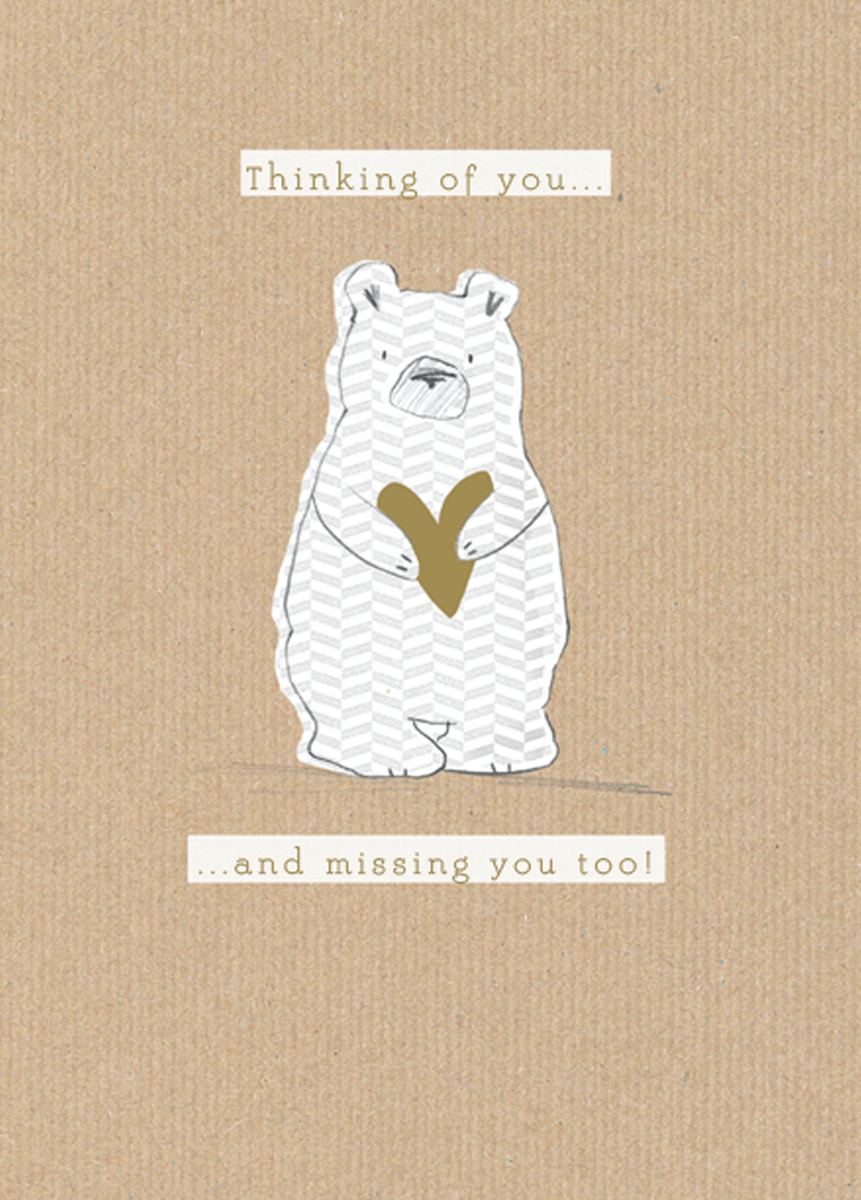 Alex Clark Bear Hugs Card - Animal - Wildlife - Teddy Bear - Get Well - View #12