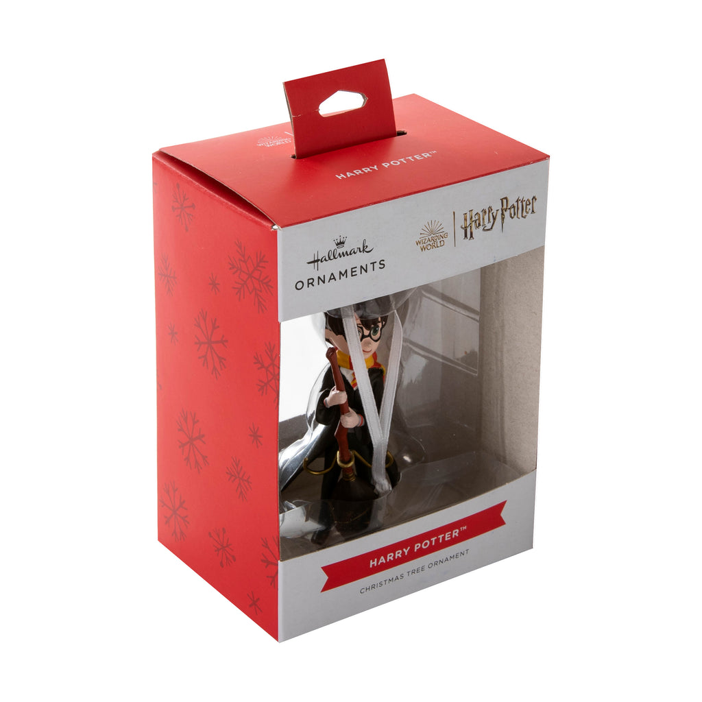Hallmark Harry Potter Ornament - Ron & Harry In Flying Ford Anglia, Blue Keepsake Hanging Tree Decoration