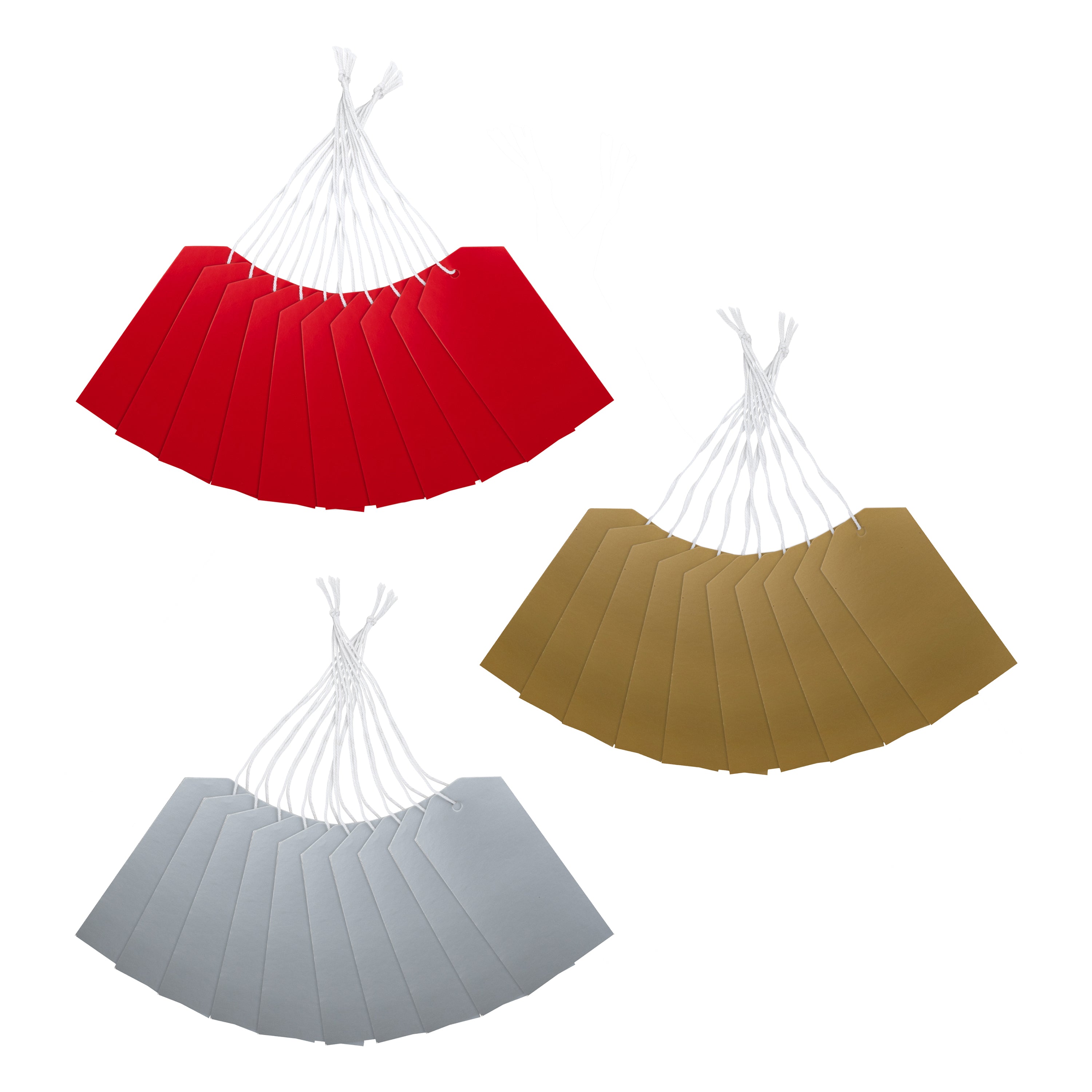 Christmas Gift Tag Pack 30 Tags 3 Colours