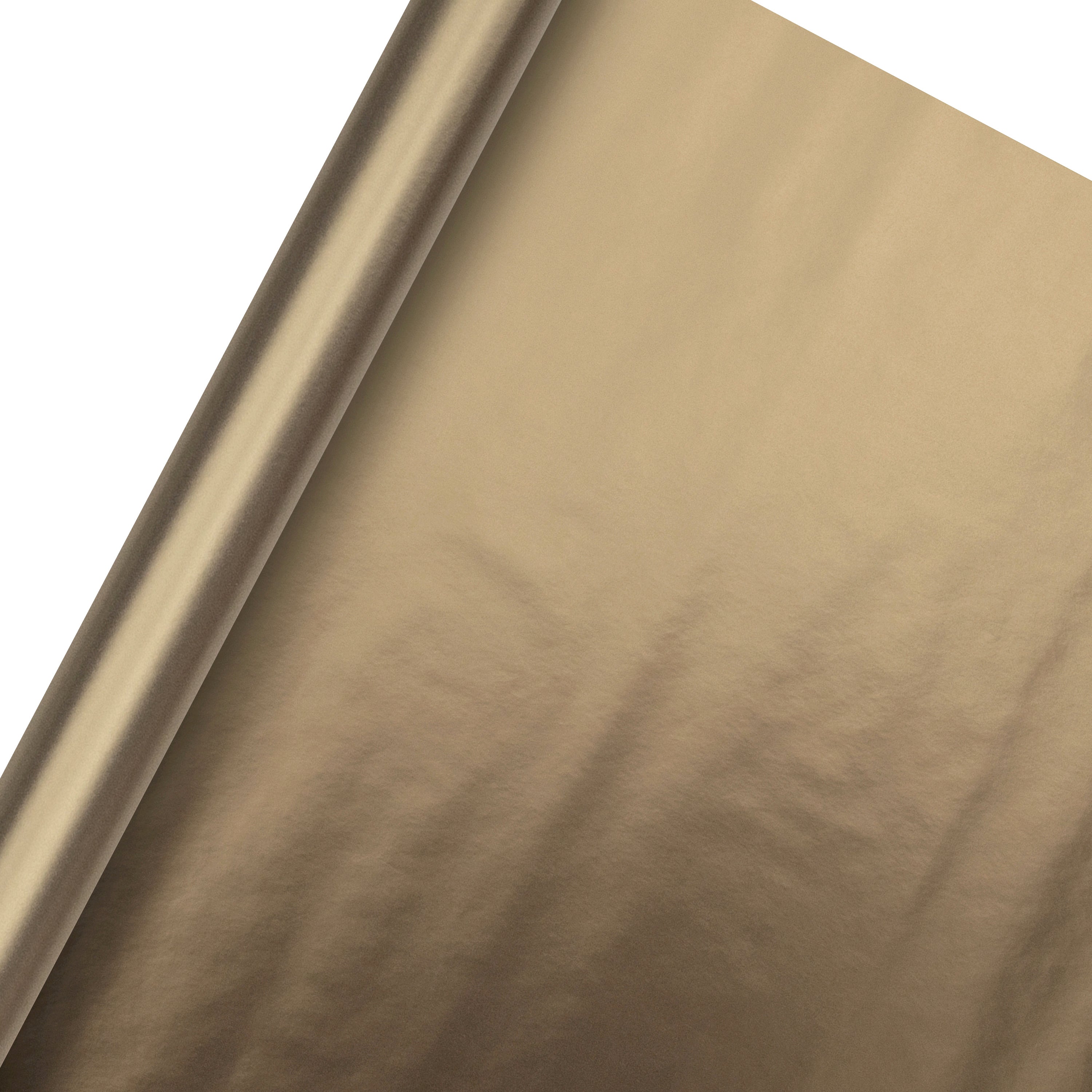 2m Gold Wrapping Paper | Hallmark UK