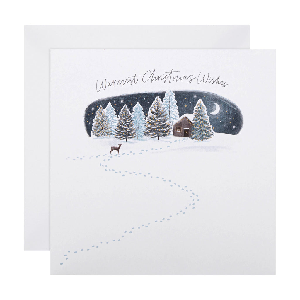Christmas Cards - Multipack of 8 in Winter Scene Design
