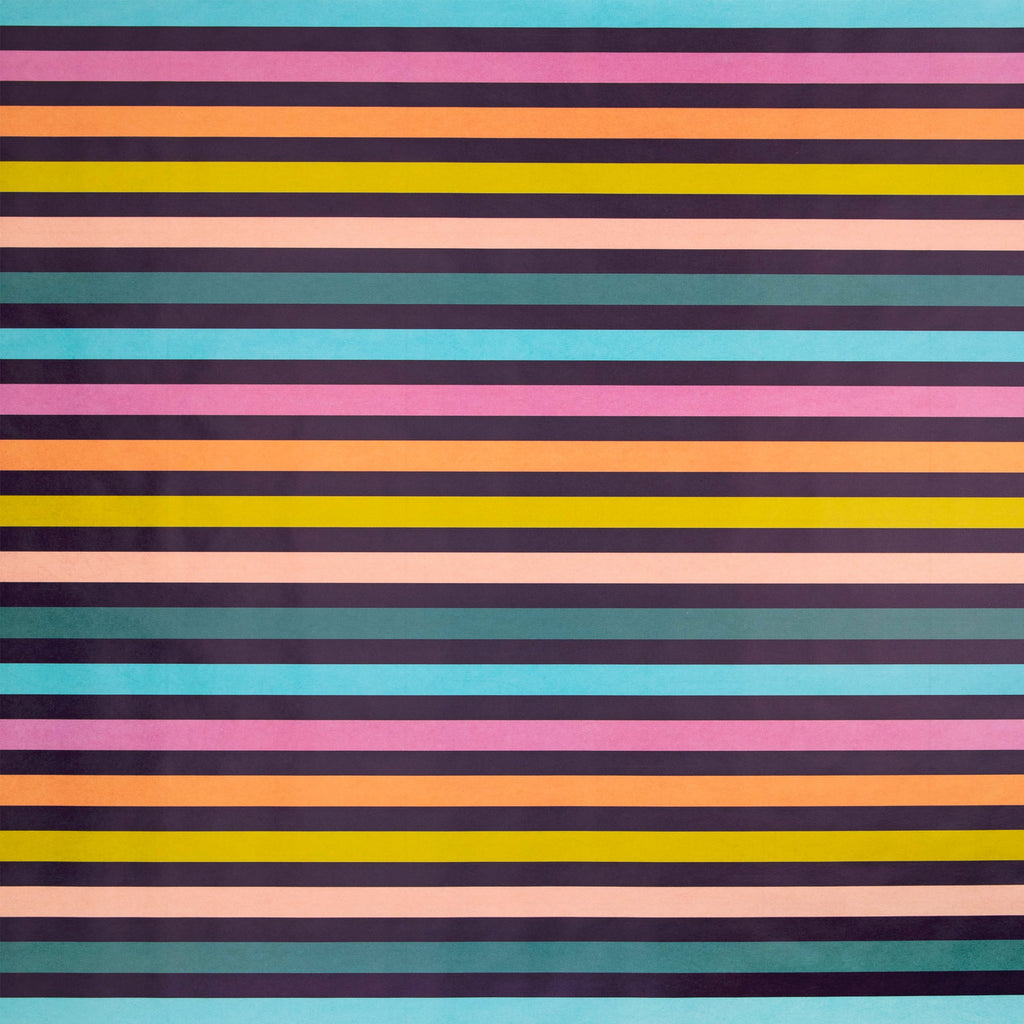 2M Any Occasion Wrapping Paper - Colourful Stripes Design