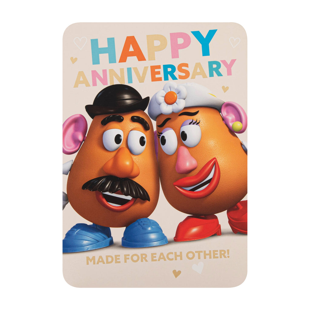 Anniversary Card - Disney Mr & Mrs Potato Head Design