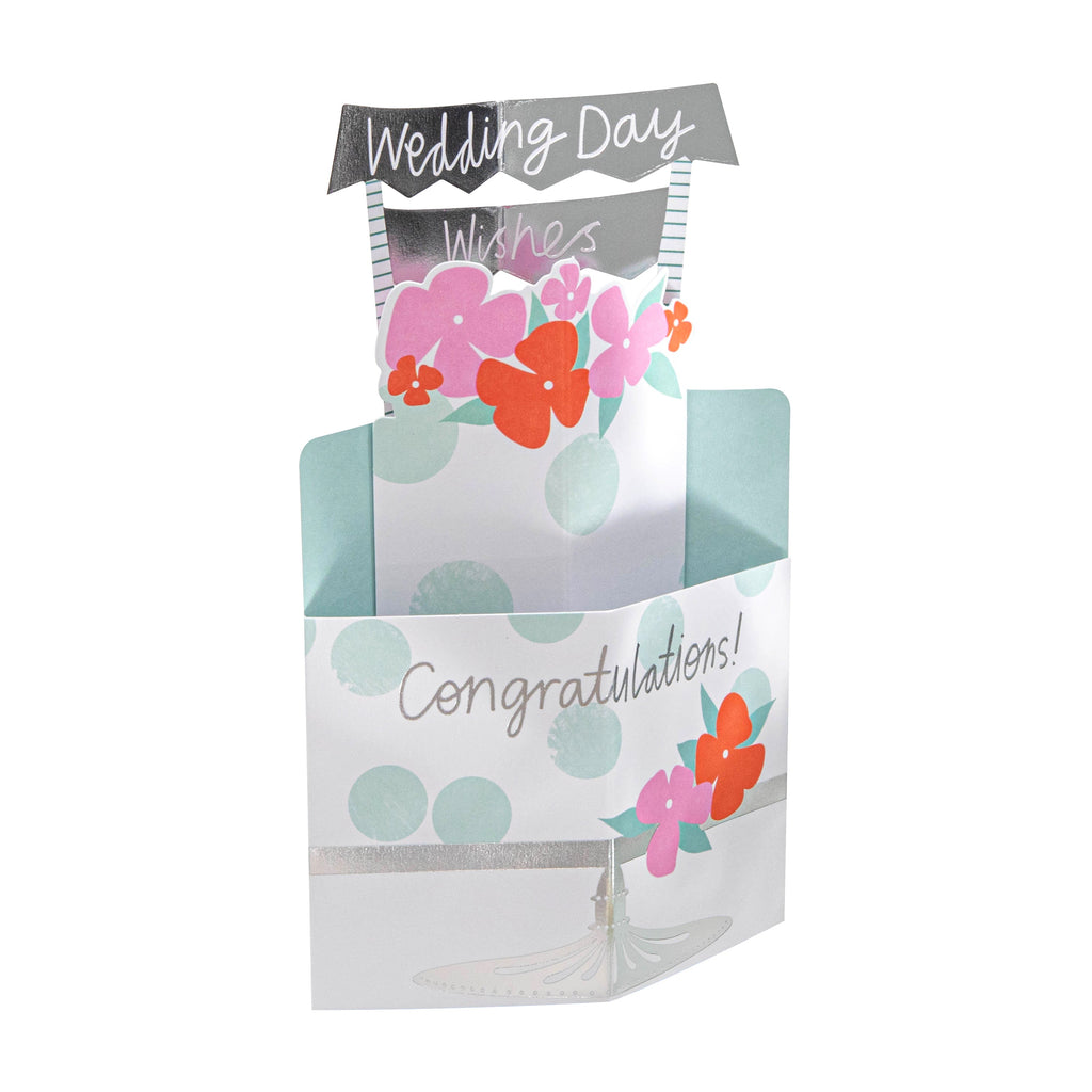 Wedding Card - 3D Pop-Up Cake Design