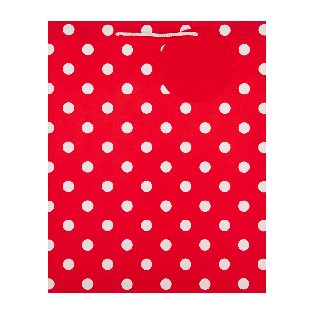 4 Pack Large Polka Dot Christmas Gift Bags Hallmark UK 4 pack large polka dot christmas gift bags hallmark uk