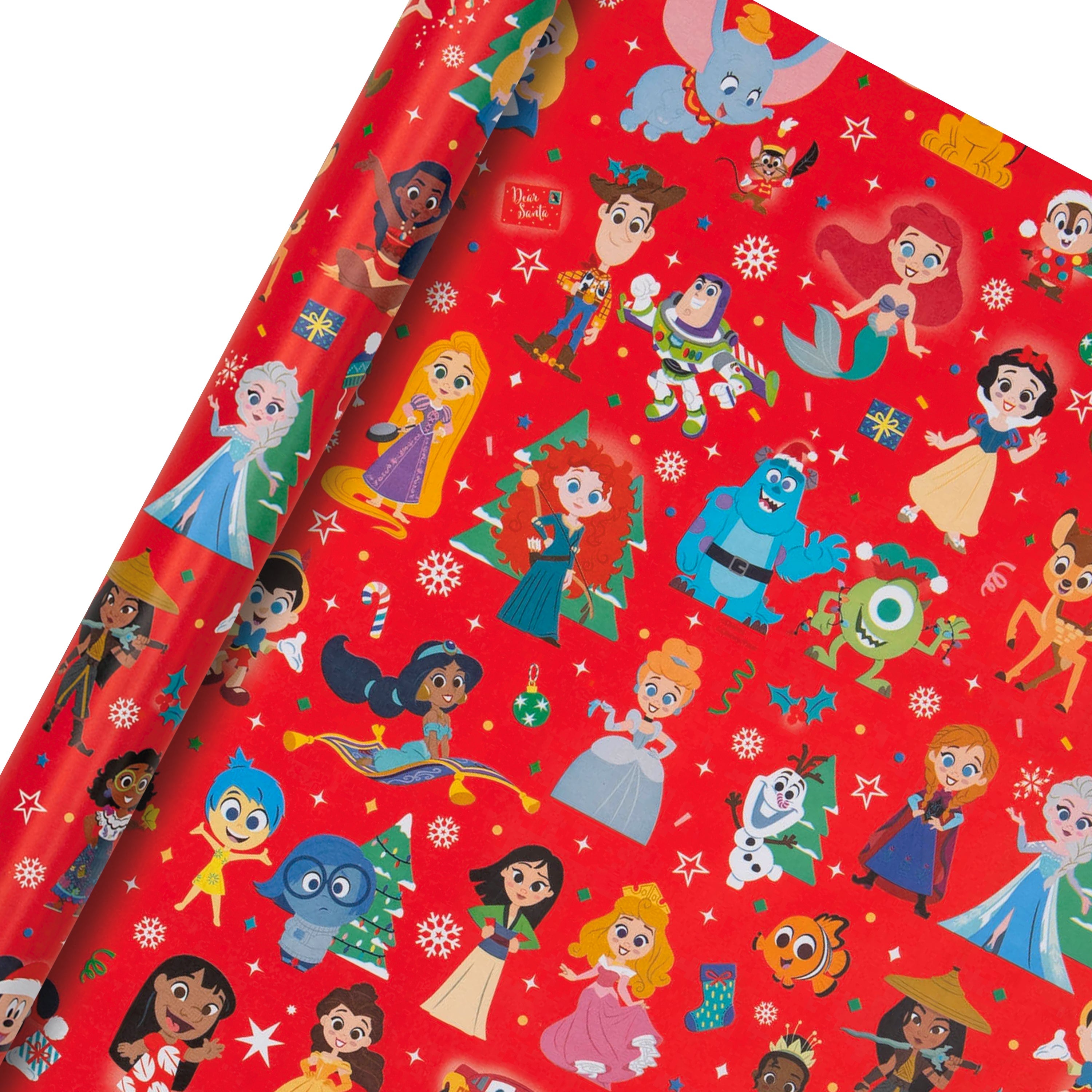 Multipack Disney 100 Christmas Wrapping Paper Hallmark UK Christmas Disney Wrapping Paper