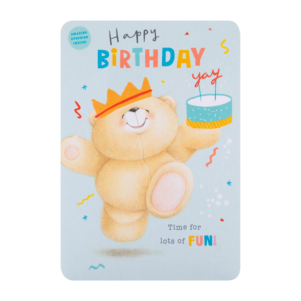 Interactive Forever Friends Birthday Card for Kids with QR Code