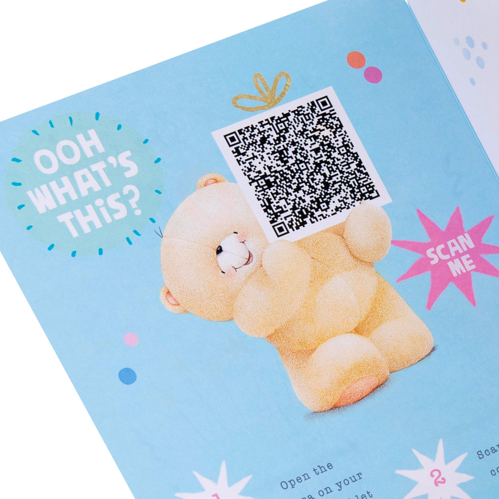 Interactive Forever Friends Birthday Card for Son with QR Code