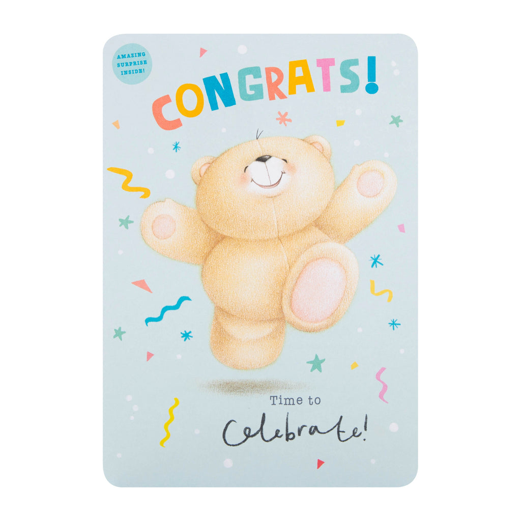 Interactive Forever Friends Congratulations Card with QR Code
