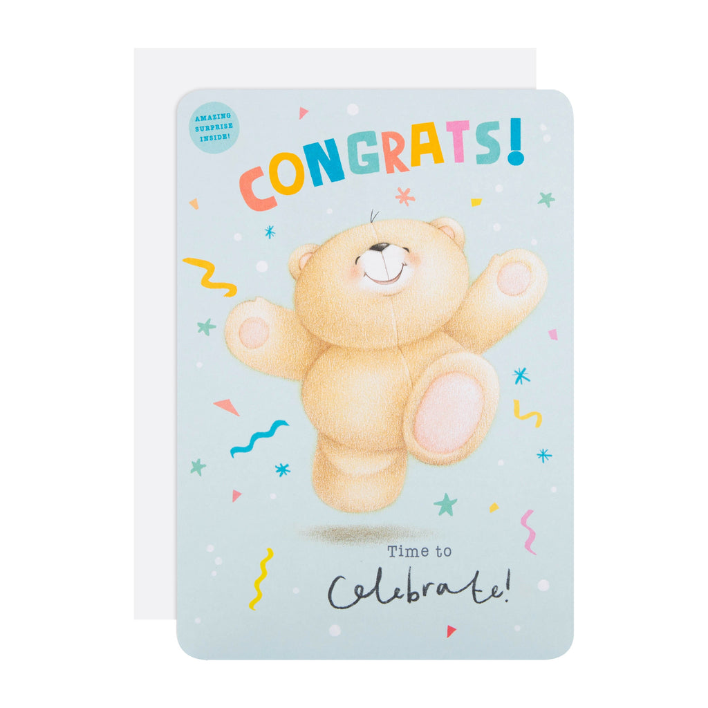 Interactive Forever Friends Congratulations Card with QR Code