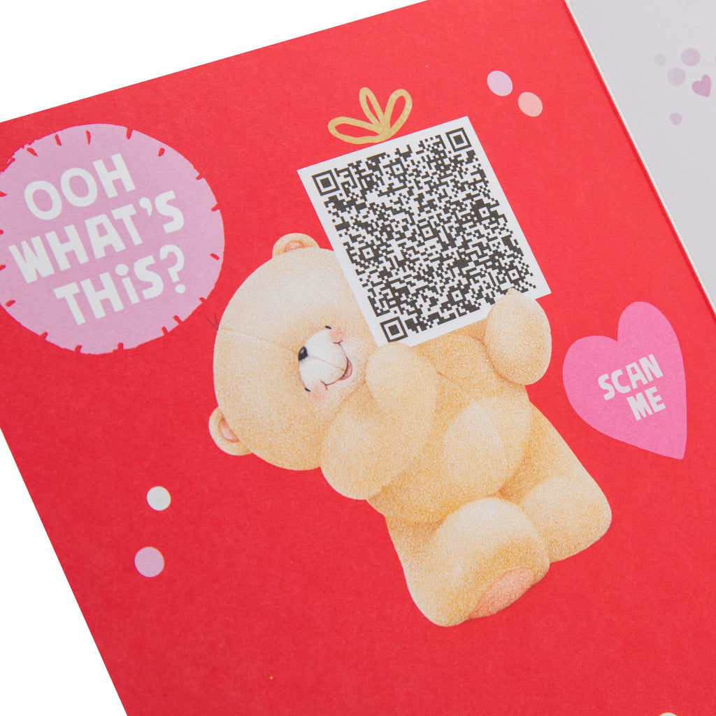 Valentine's Day Card - Forever Friends Love Heart
