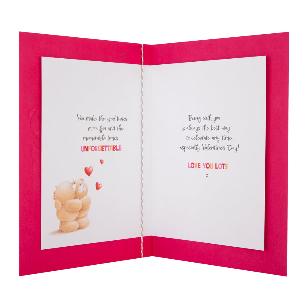 Valentine's Day Card for Wife - Forever Friends Hugging Bears