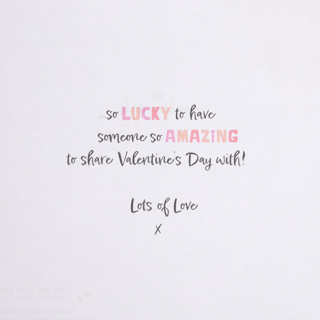 Valentine's Day Card - Forever Friends Bear Heart