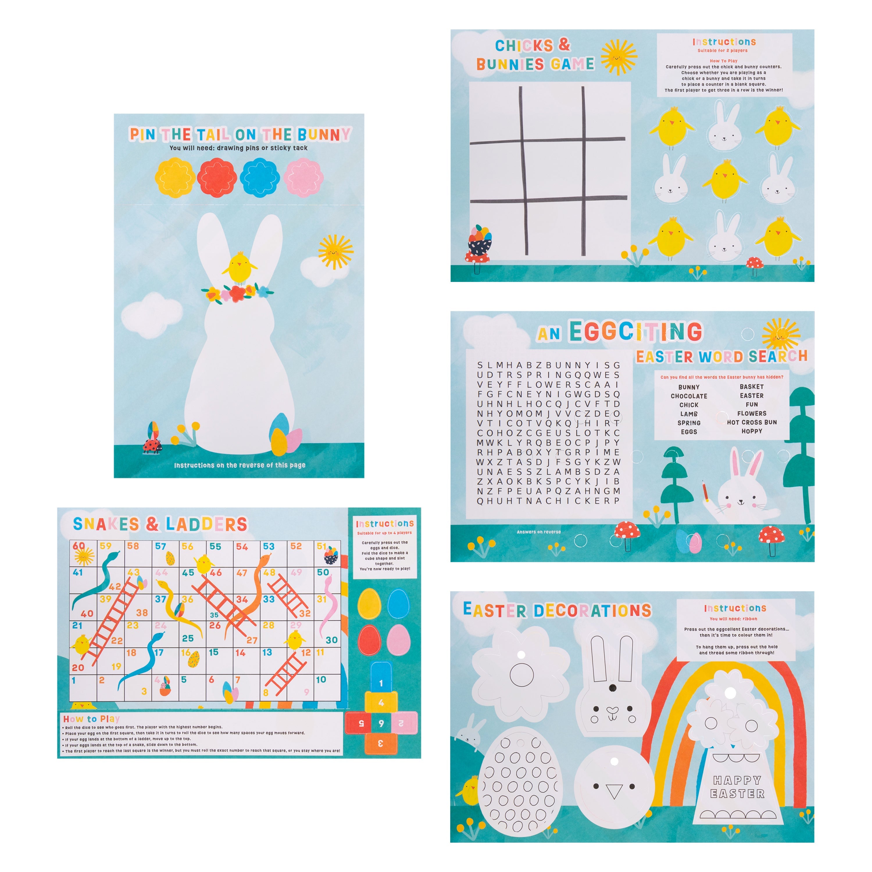 Kids Easter Activity Pack, 6 Fun Easter Activities | Hallmark UK
