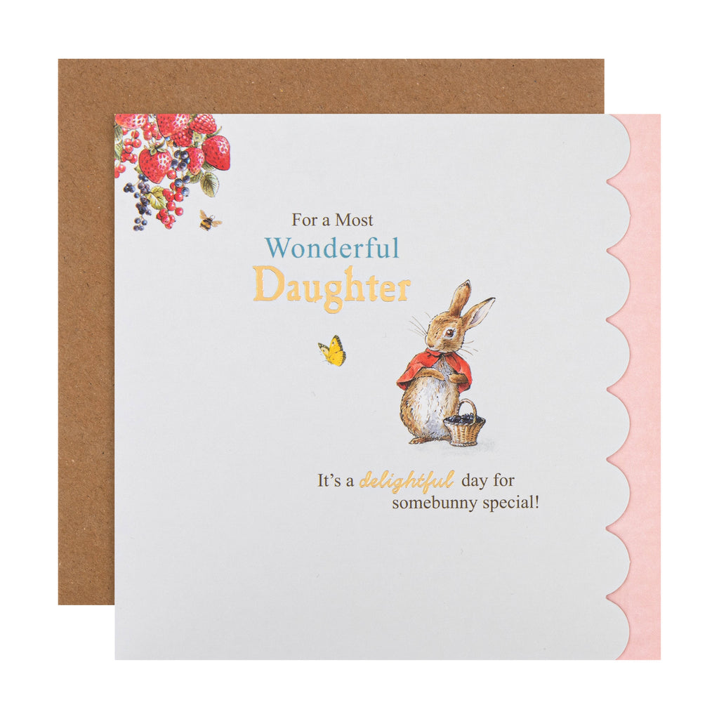 Beatrix Potter Peter Rabbit Birthday Card Daughter | Hallmark UK