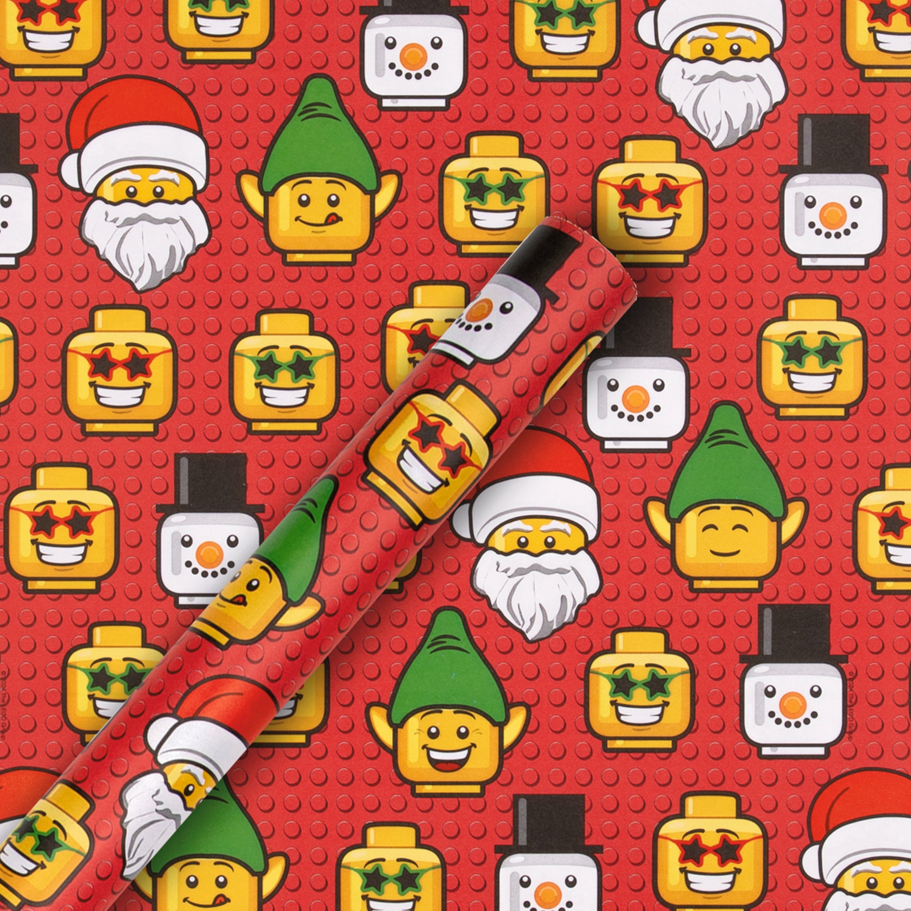 Lego Paper 12M Christmas Wrapping Paper LEGO Design | Hallmark UK
