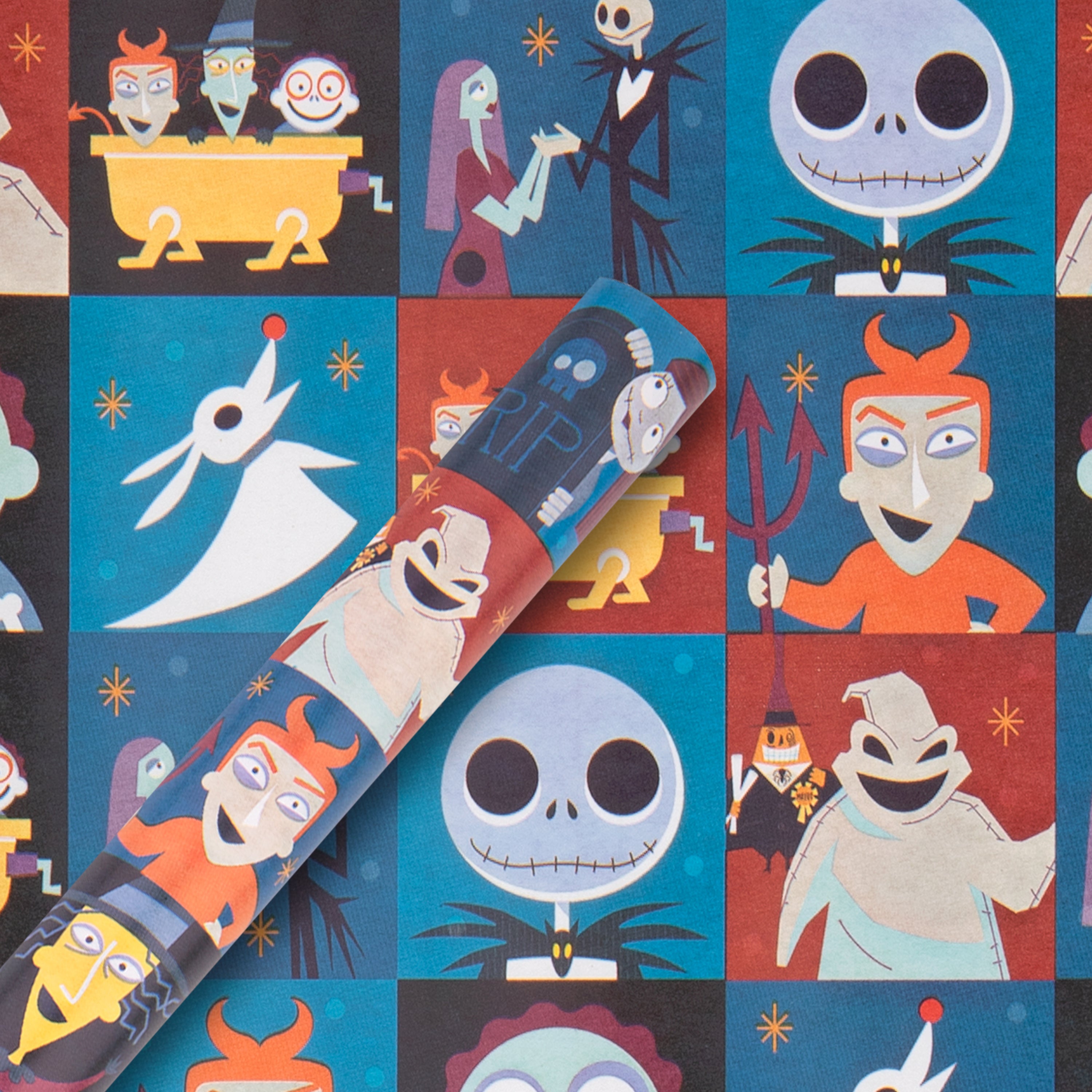 Nightmare Before Christmas Personalized Wrapping Paper - Disney Gift Wrap Sheet