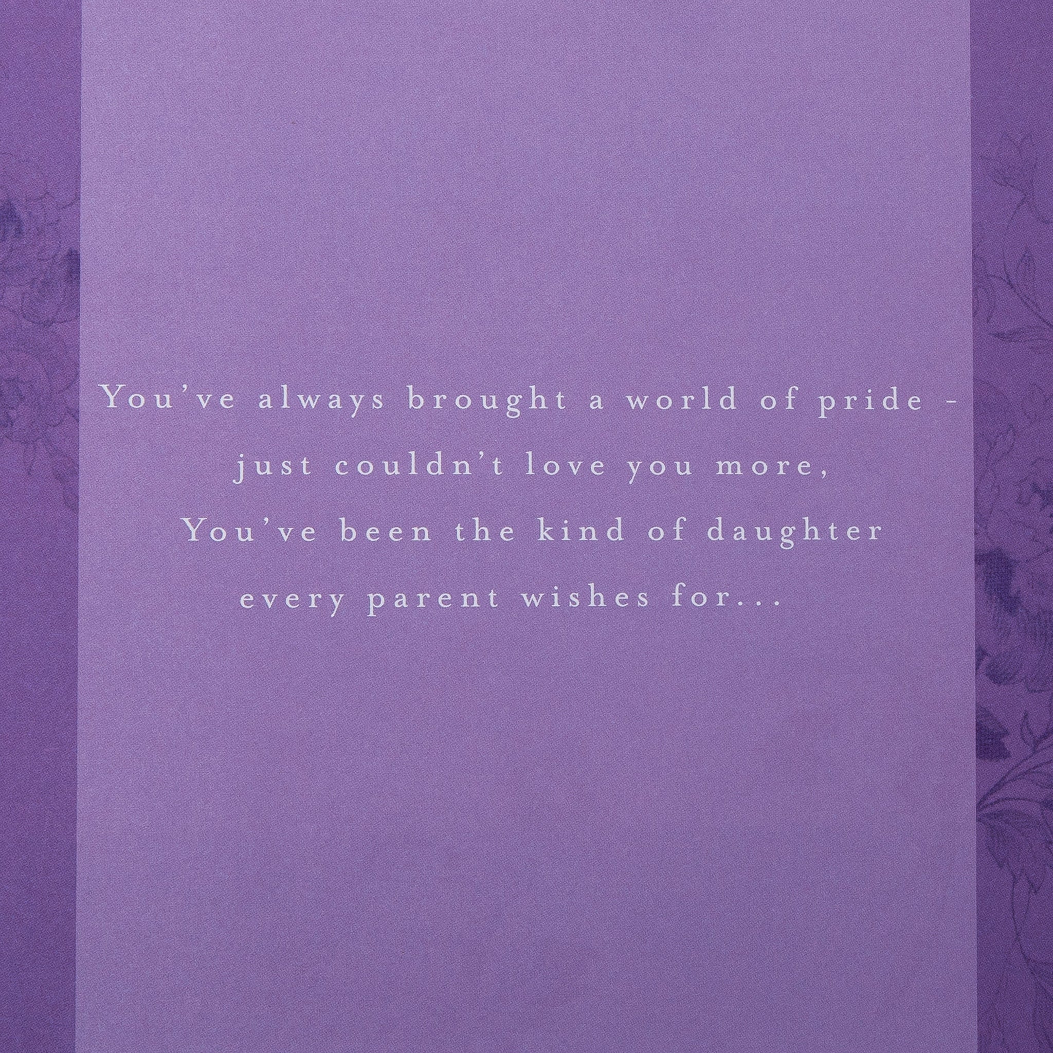 Rare Unwritten Vintage Circa 1960s 'sincere Birthday Wishes Mother' Card STUNNING Floral Design - Sentimental Verse - Floral Loving Mother - UK - View #6