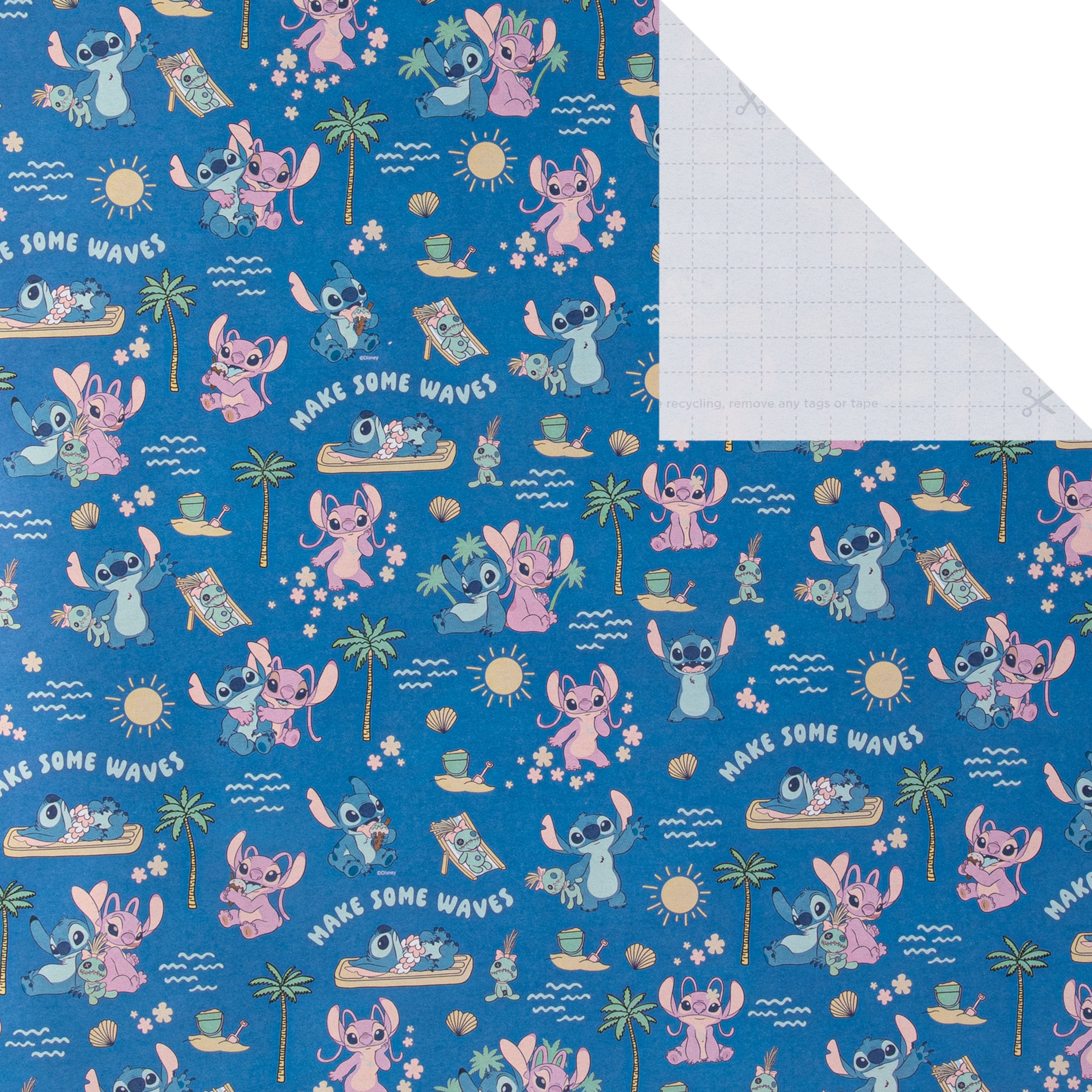 Stctoh Paper 6M 3 Pack Disney Lilo & Stitch Wrapping paper | Hallmark UK
