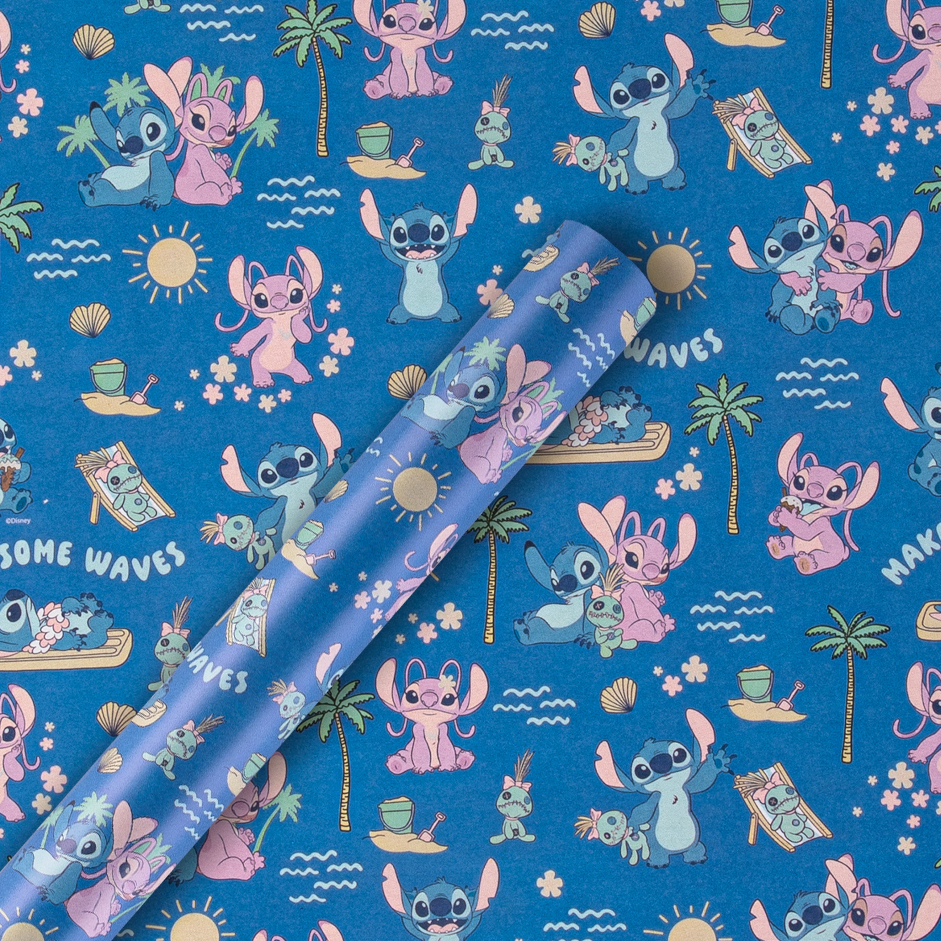Stctoh Paper 6M 3 Pack Disney Lilo & Stitch Wrapping paper | Hallmark UK