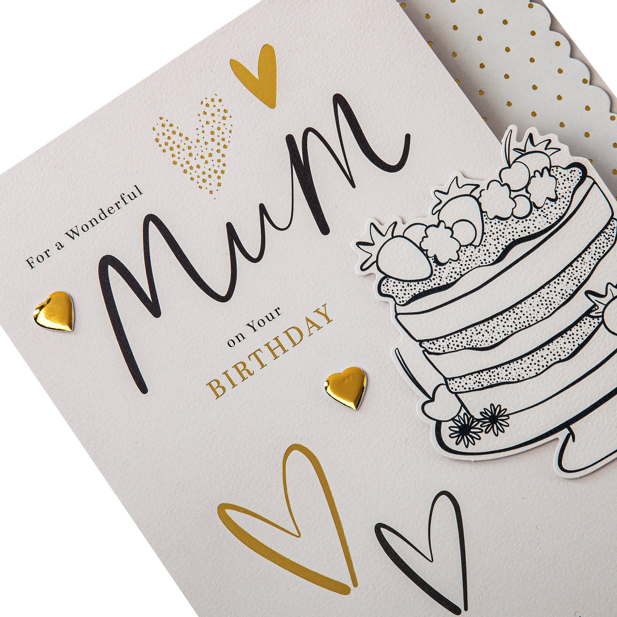 Hallmark Geburtstagskarte 'Like A Mum' | 16x16 Cm, Mit Goldfolie & Herz-Detail | Dankeskarte Für Eine Mütterliche Freundin