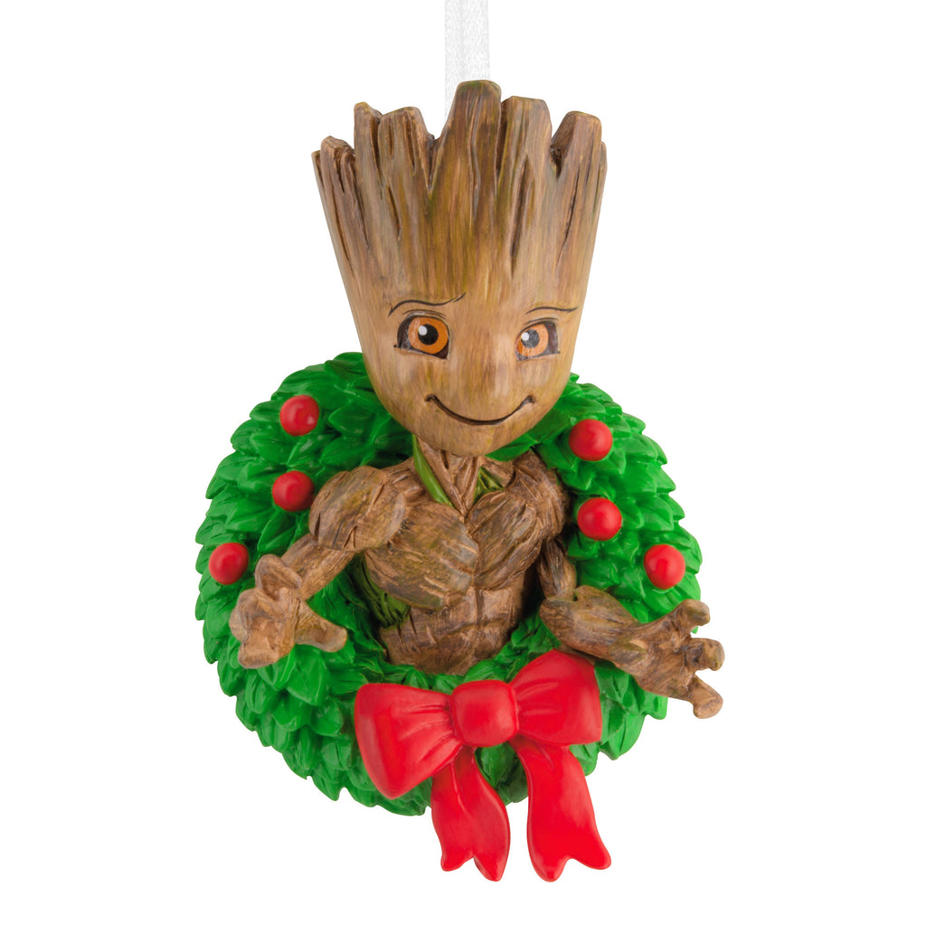 Collectable MARVEL Groot & Christmas Wreath Ornament