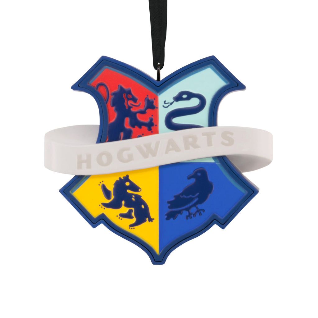 Collectible Harry Potter™ Ornament - Blue Hogwarts House Crest Design