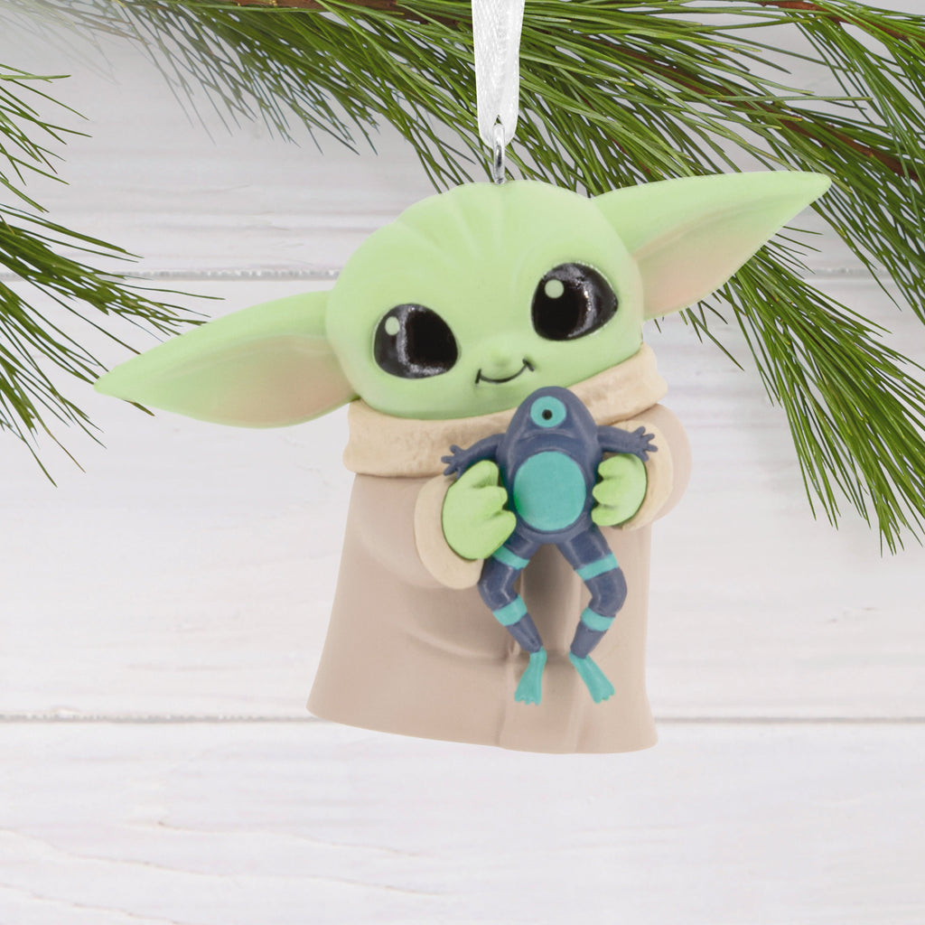 Collectible The Mandalorian™ Ornament - Grogu™ & Arges Frog Design