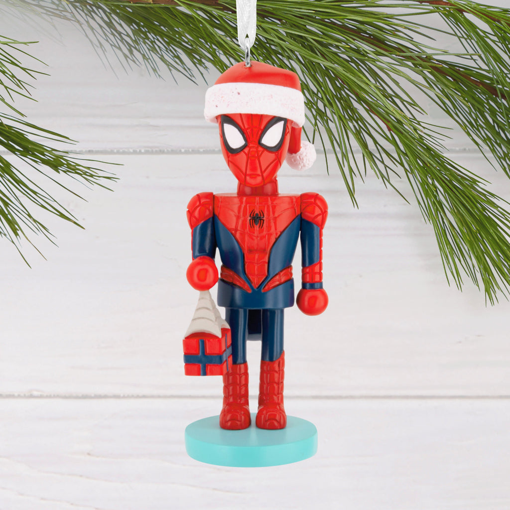 Collectible Nutcracker Ornament - MARVEL Spider-Man Design