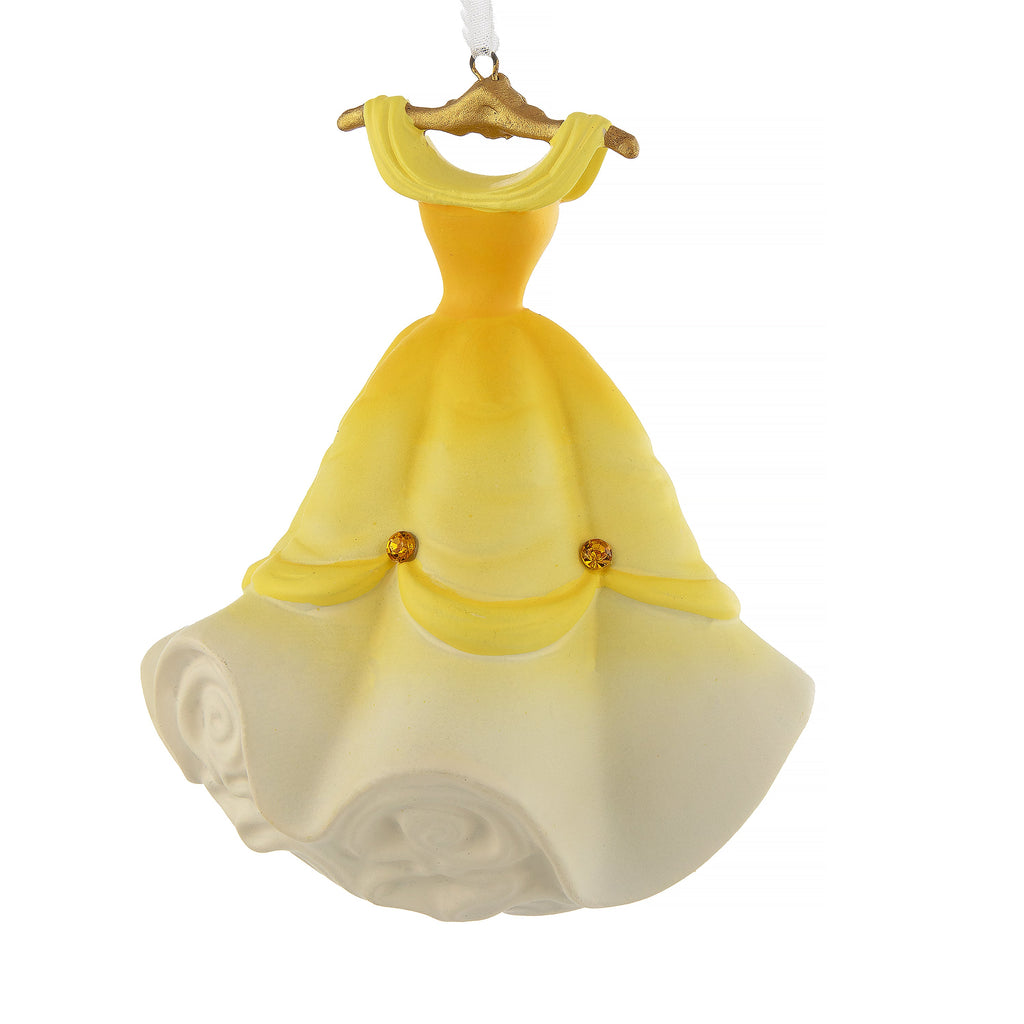 Collectable Signature Ornament - Belle's Yellow Dress & Gift Box