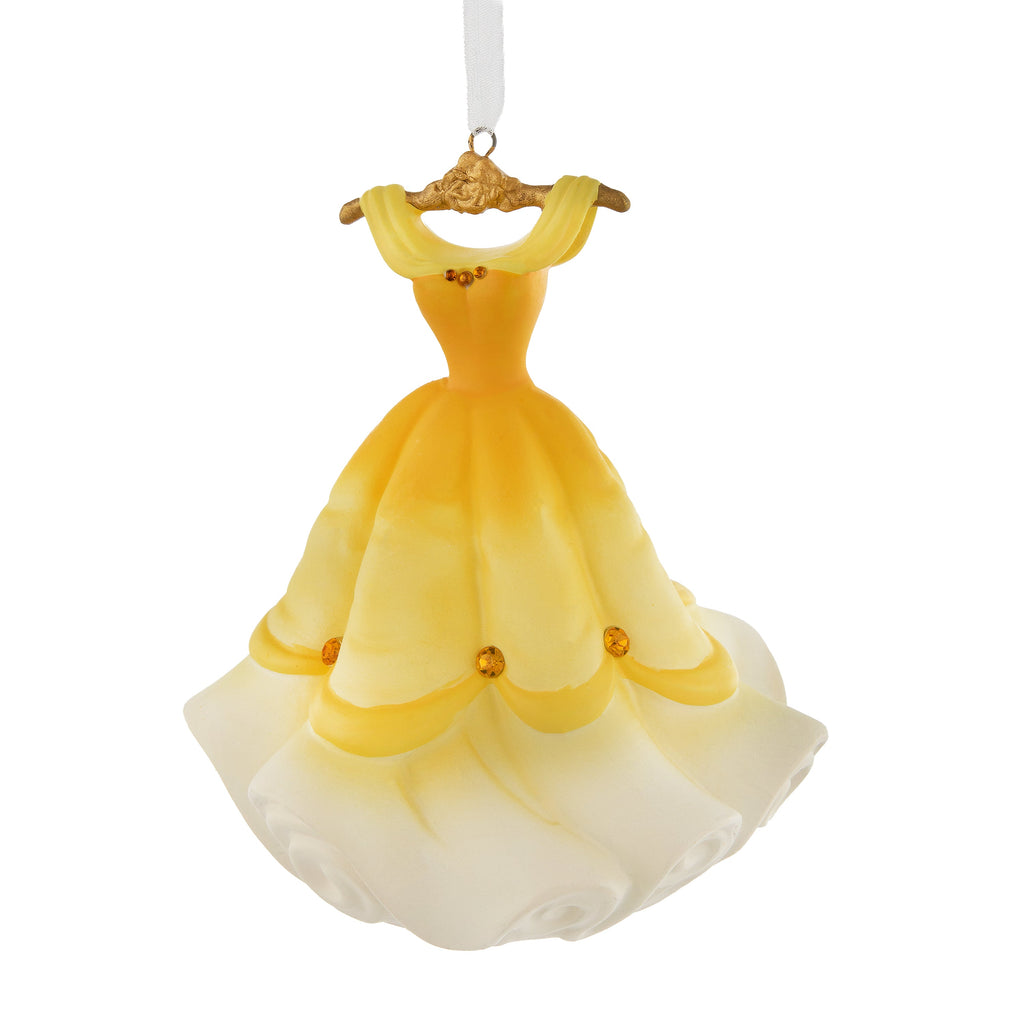Collectable Signature Ornament - Belle's Yellow Dress & Gift Box