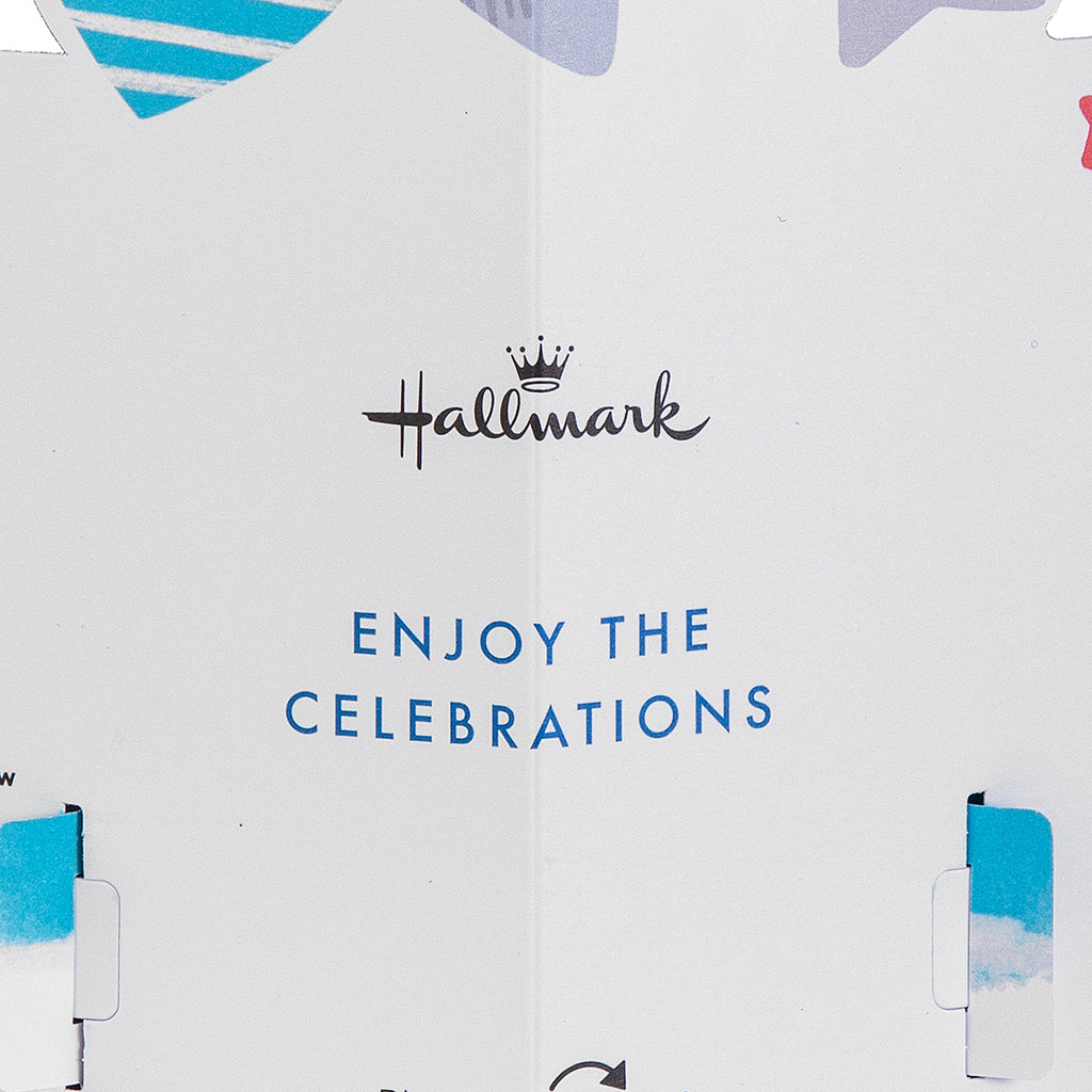 Christmas Card for Son - 3D Pop-Up Snowman Design