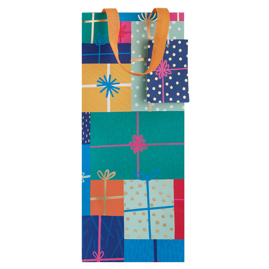 Any Occasion Bottle Bag Bundle - 3 Pack in 1 Colourful Design 