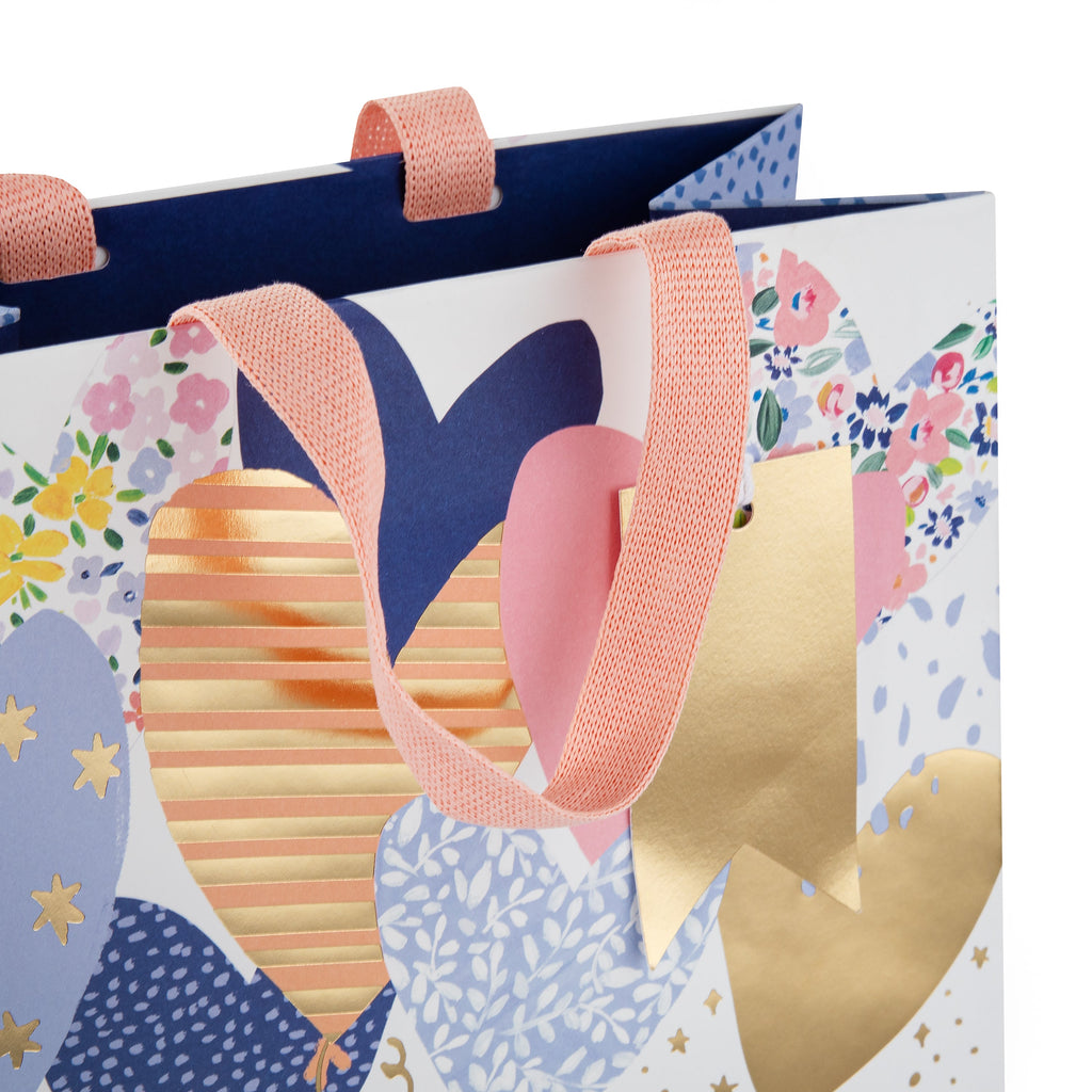 Multi Occasion Gift Bags - 3 Pack in 3 Sizes and 3 Celebratory Designs 