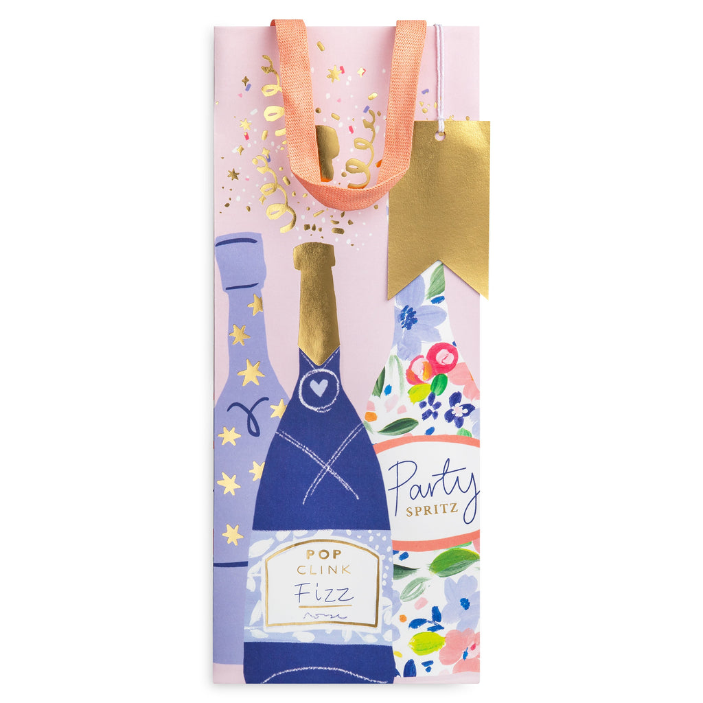Any Occasion Bottle Bag Bundle - 3 Pack in 1 Celebratory Design 