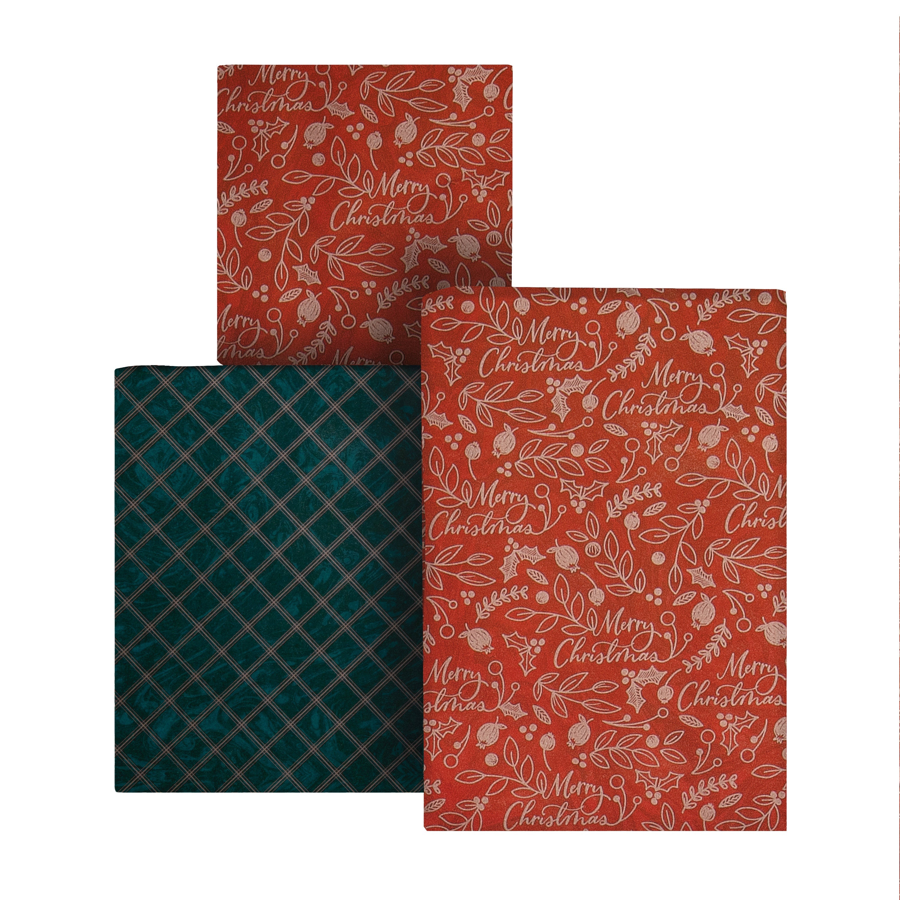 9m Classic Red & Green Christmas Wrapping Paper Multipack | Hallmark