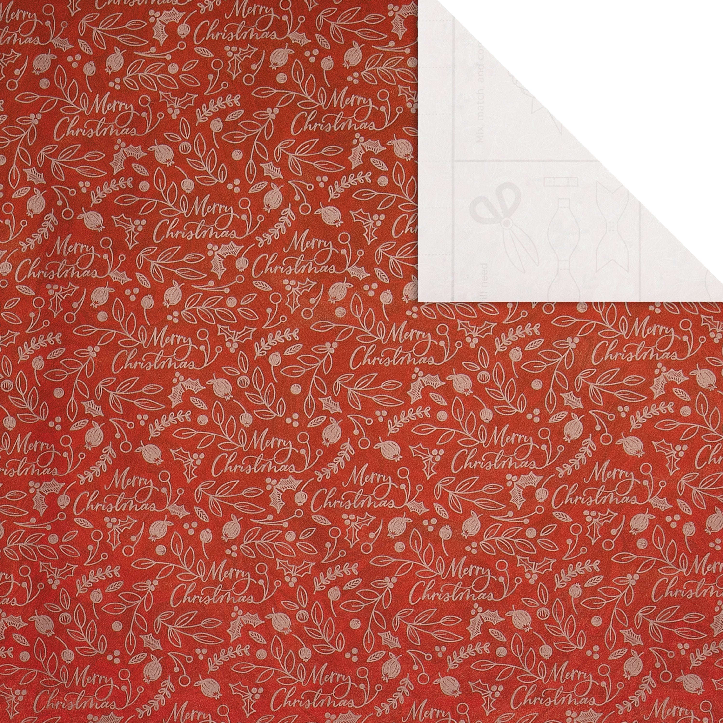 9m Classic Red & Green Christmas Wrapping Paper Multipack | Hallmark