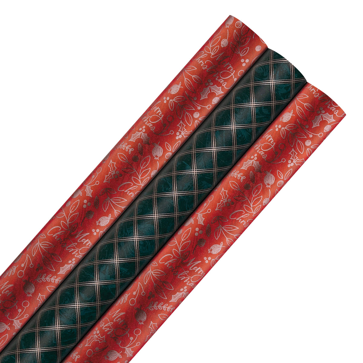 9m Classic Red & Green Christmas Wrapping Paper Multipack | Hallmark