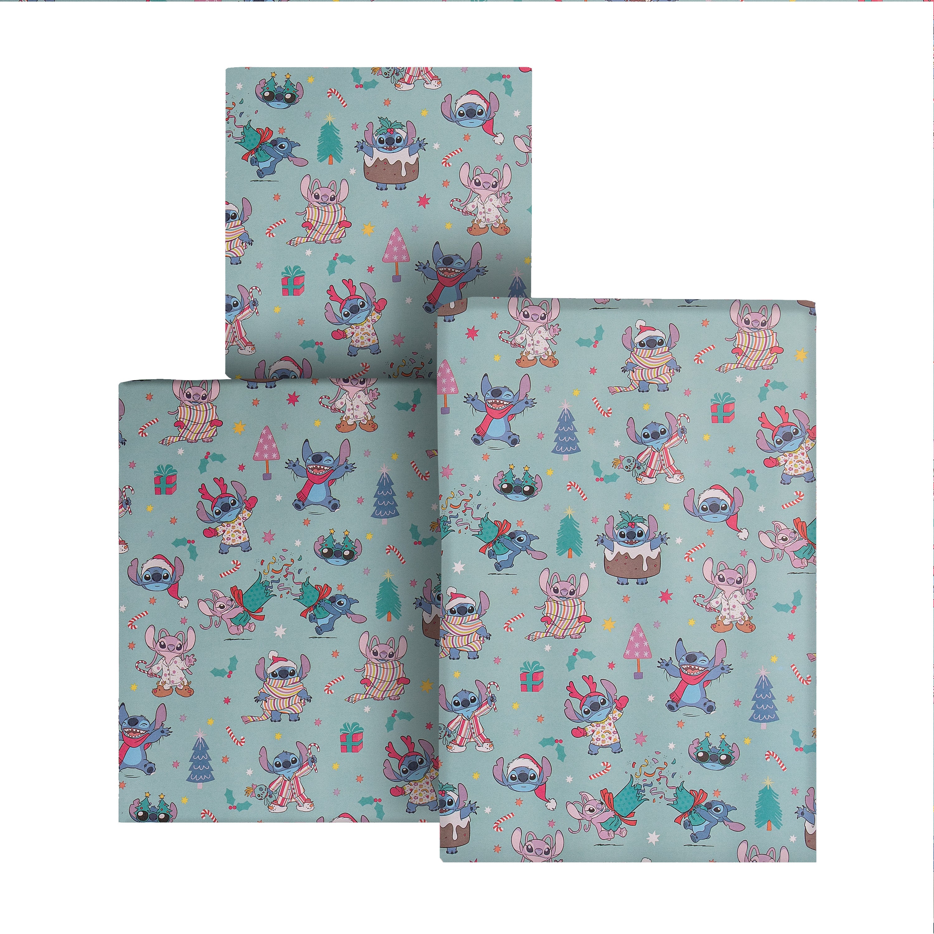 12m Disney Lilo & Stitch Christmas Wrapping Paper Multipack | Hallmark