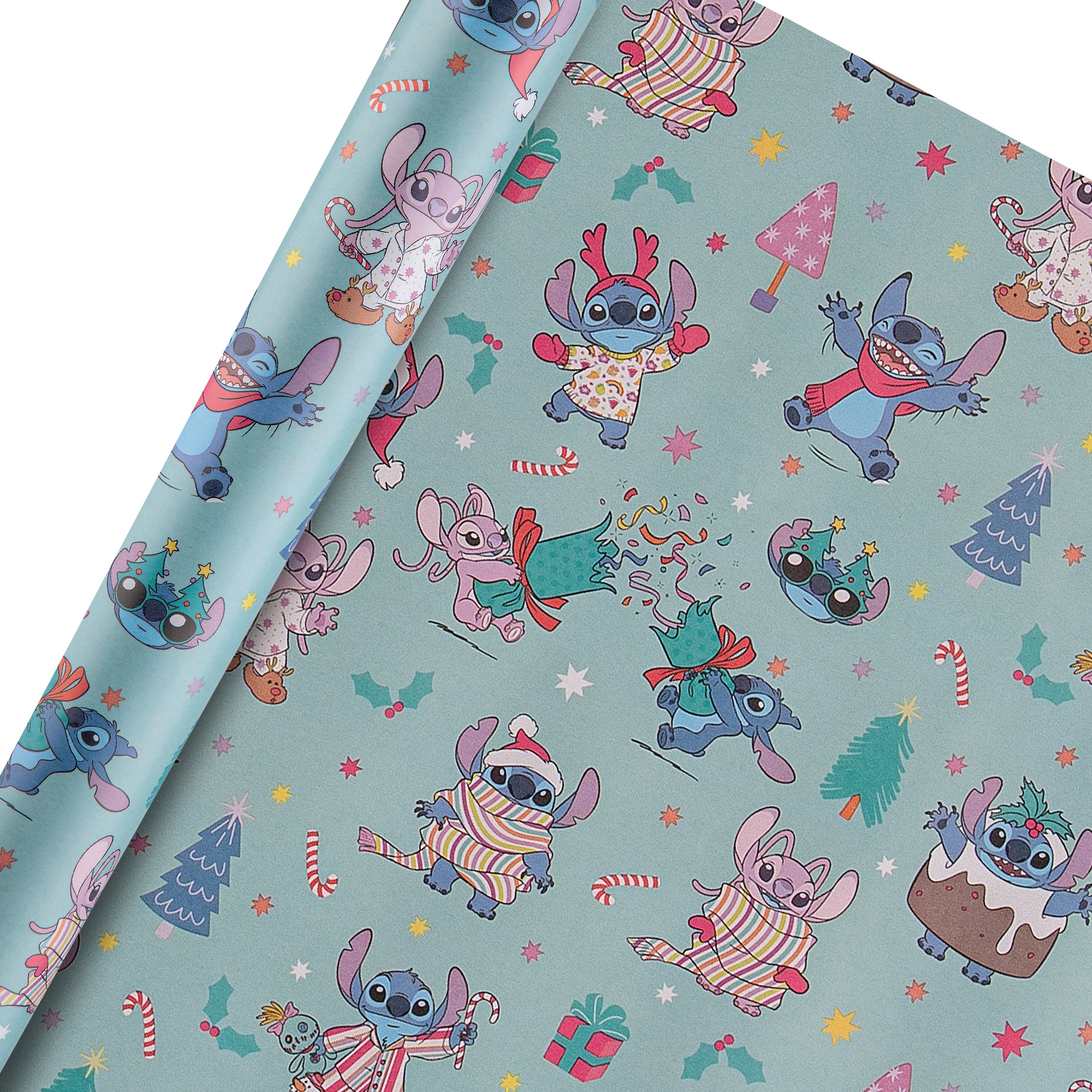 12m Disney Lilo & Stitch Christmas Wrapping Paper Multipack | Hallmark