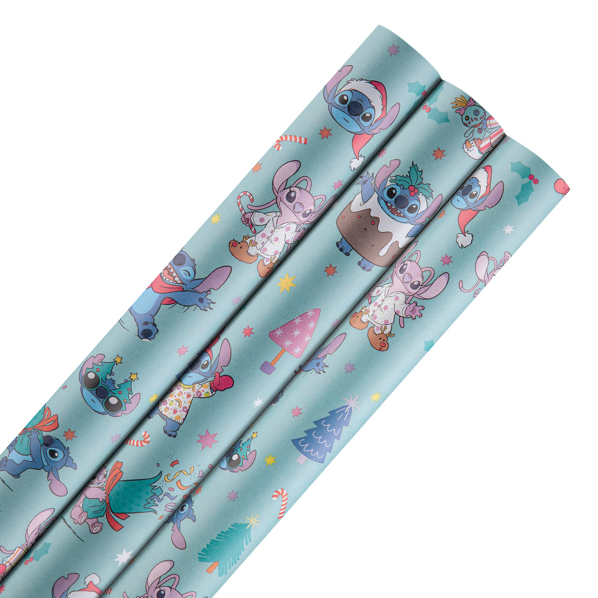 12m Disney Lilo & Stitch Christmas Wrapping Paper Multipack | Hallmark