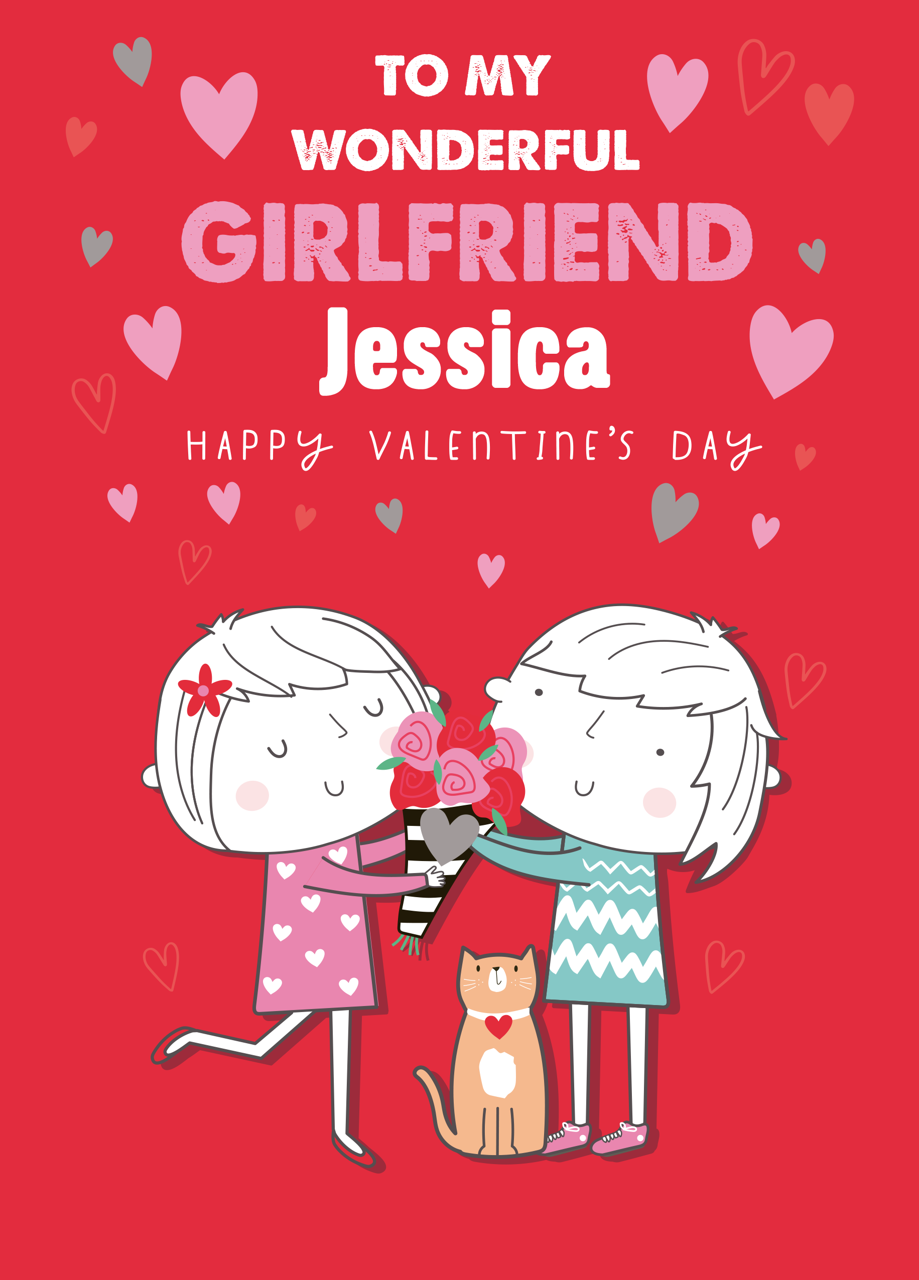 thumbnail image 2 of Valentines Day Cards For Wife Happy ... - Zielona Dolina 2 of 14