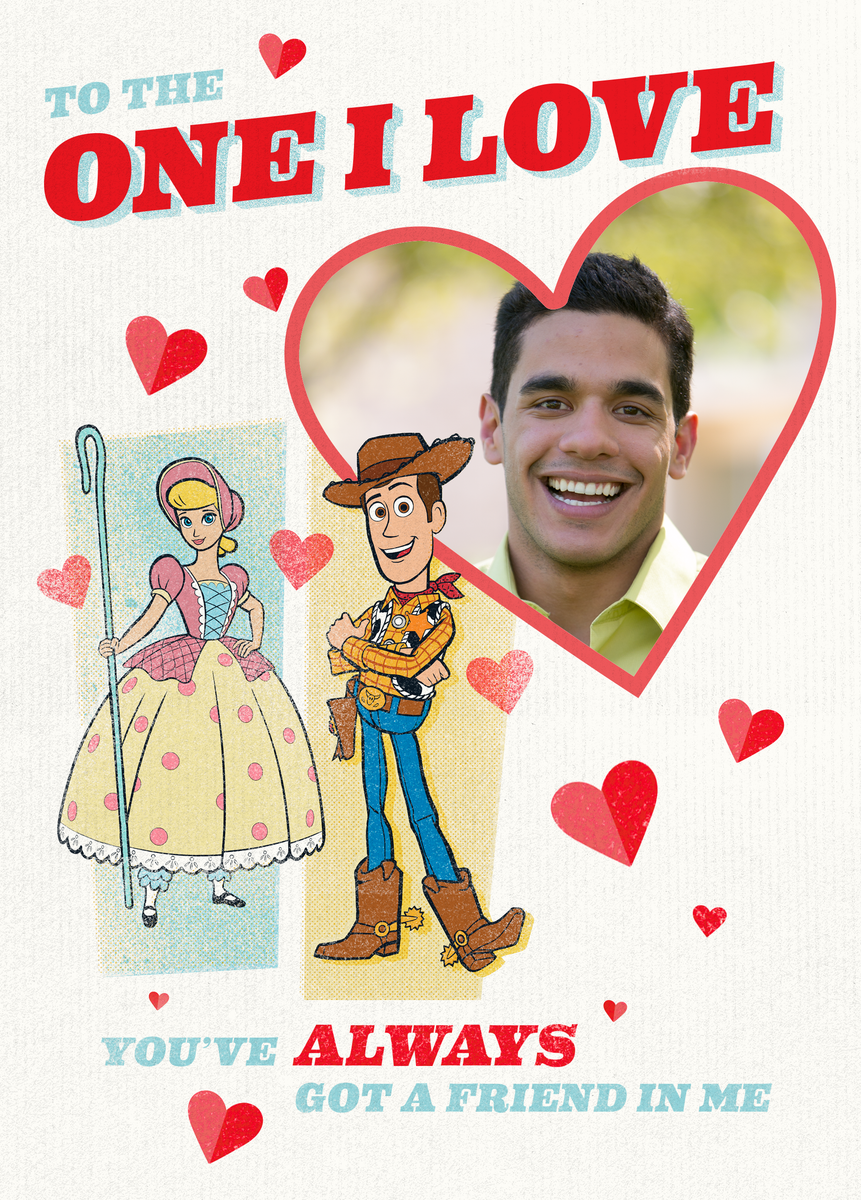 Personalised Disney Toy Story To The One I Love Valentine's Day Photo