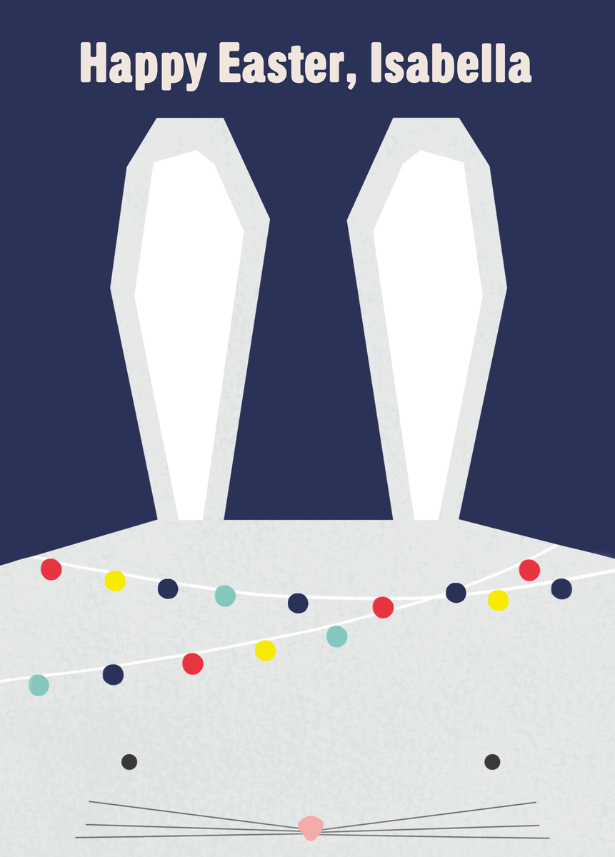 Personalised Rabbit Selfie Easter Card | Hallmark UK