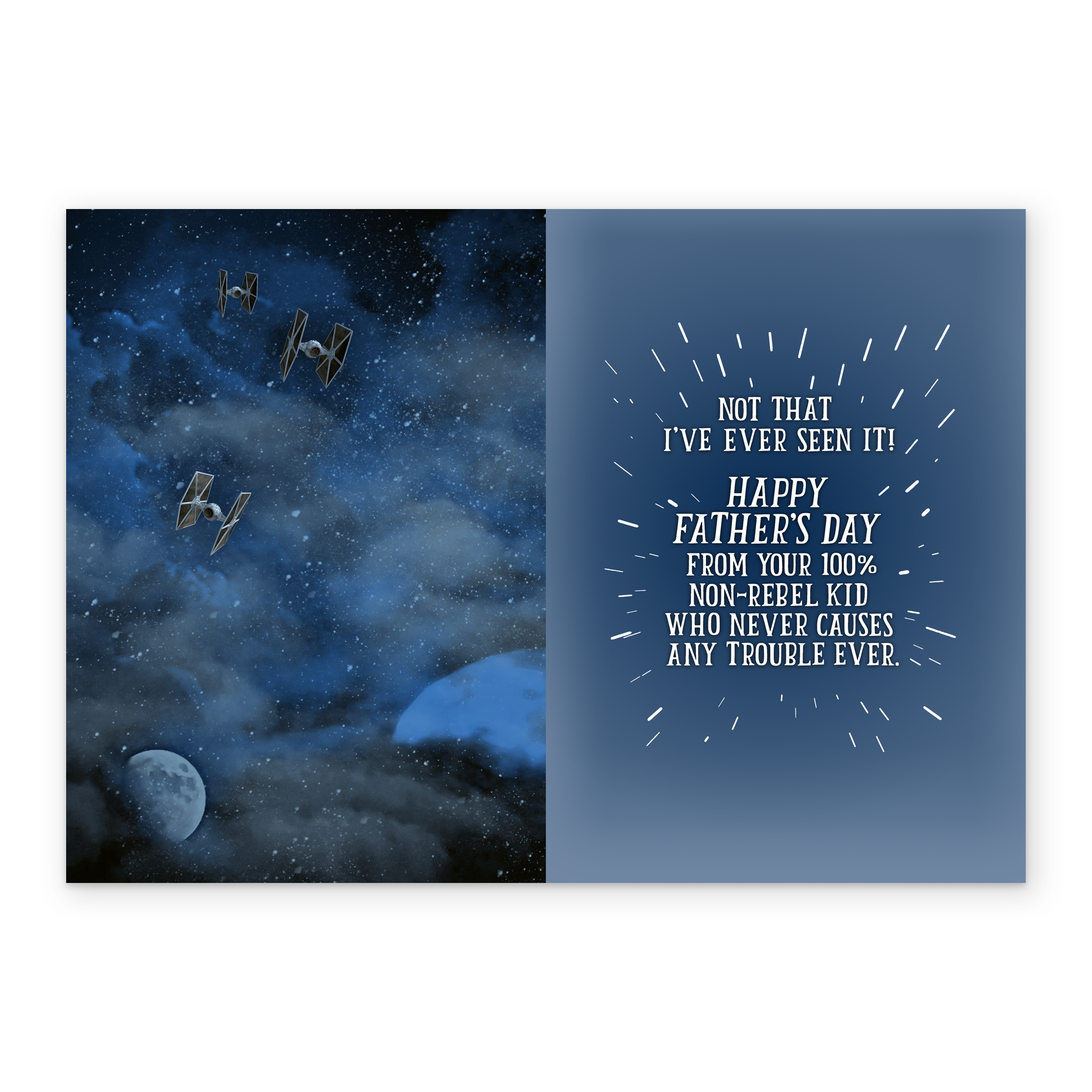 Personalised Star Wars™ Darth Vader Father's Day Card | Hallmark UK