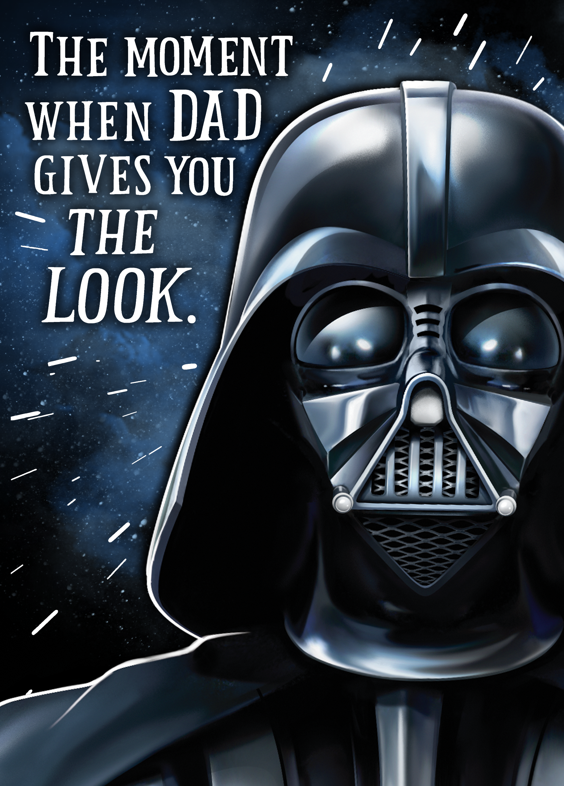 Personalised Star Wars™ Darth Vader Father's Day Card | Hallmark UK